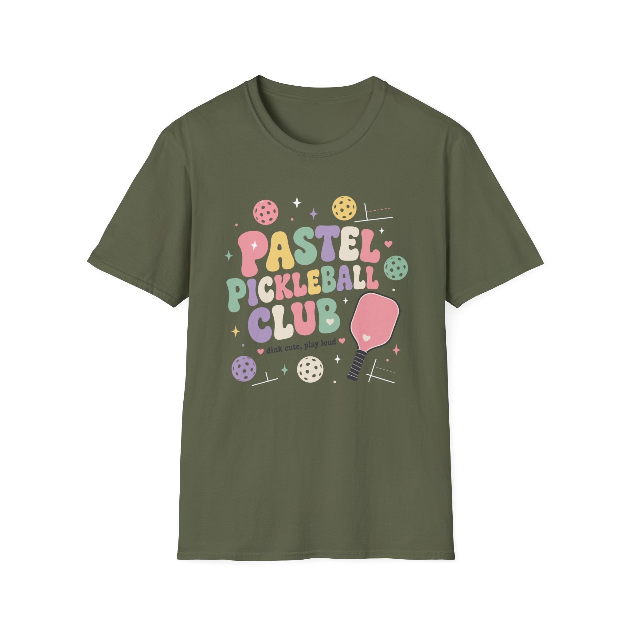 Pastel Pickleball Club T-Shirt