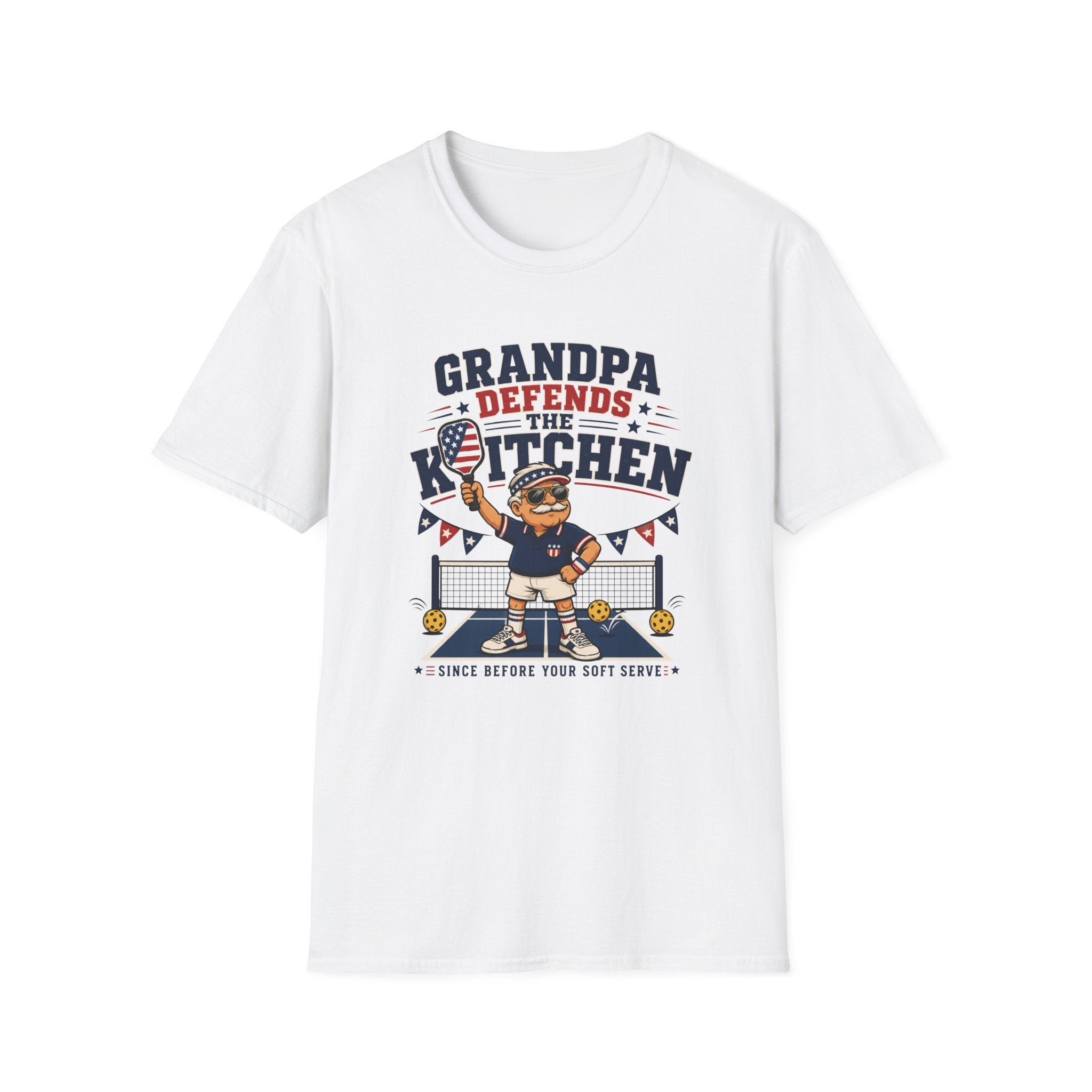 Grandpa Defends The Kitchen T-Shirt