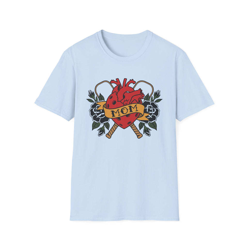 Mom Pickleball Heart T-Shirt