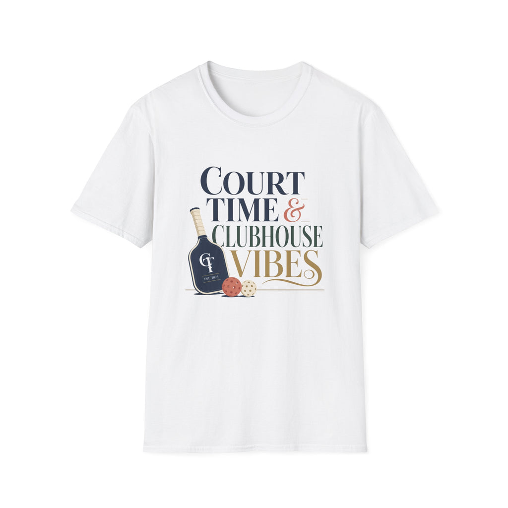 Court Time & Clubhouse Vibes T-Shirt