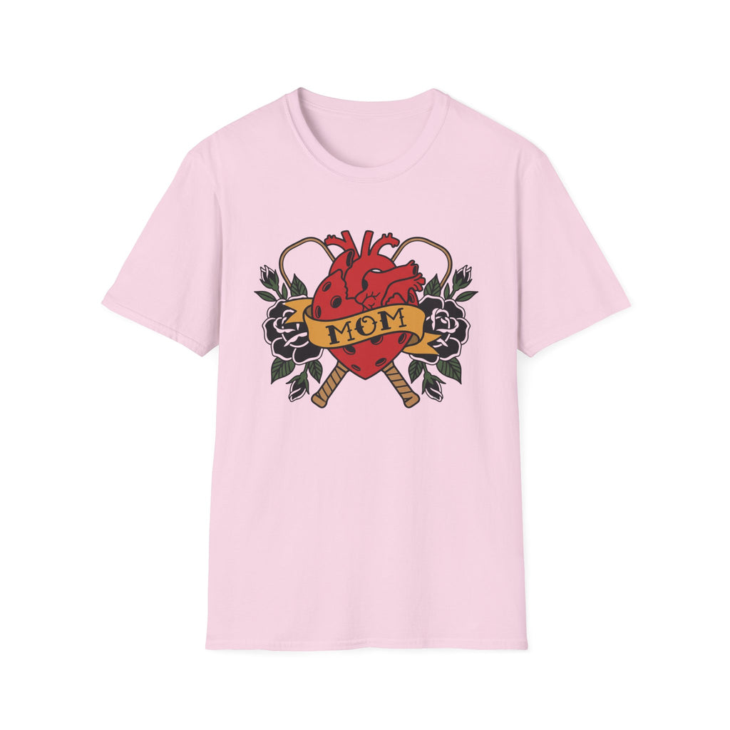 Mom Pickleball Heart T-Shirt