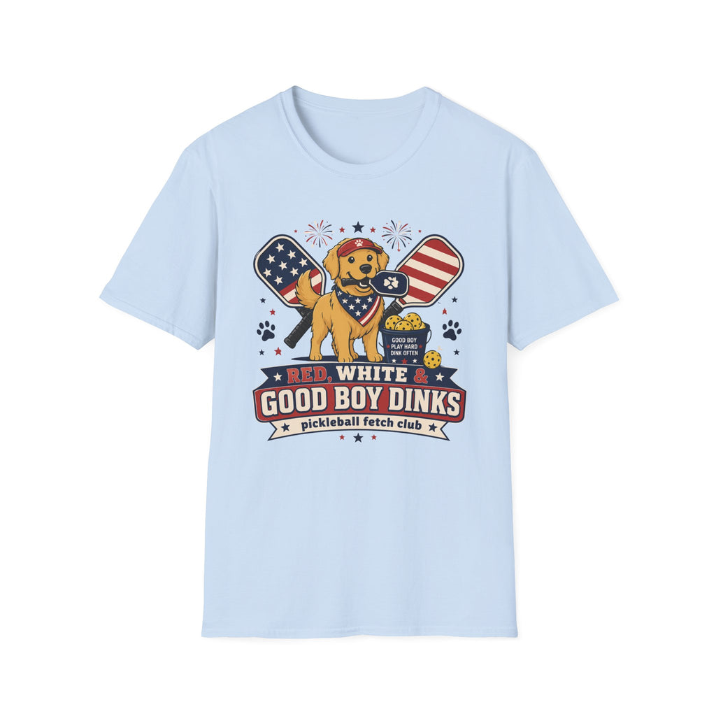 Red White & Good Boy Dinks T-Shirt