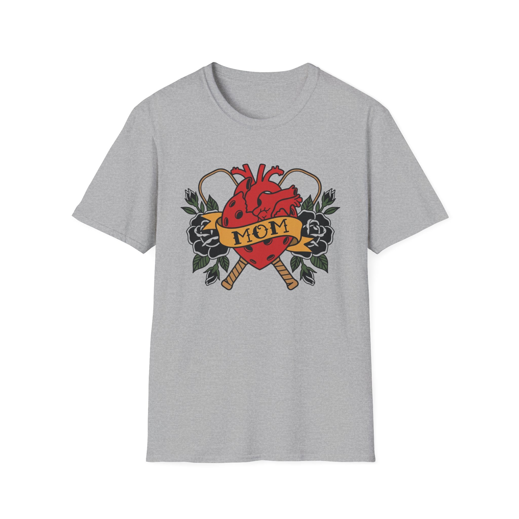 Mom Pickleball Heart T-Shirt