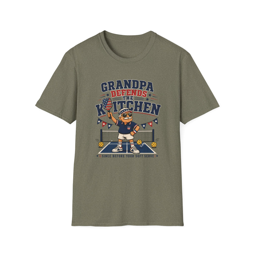 Grandpa Defends The Kitchen T-Shirt