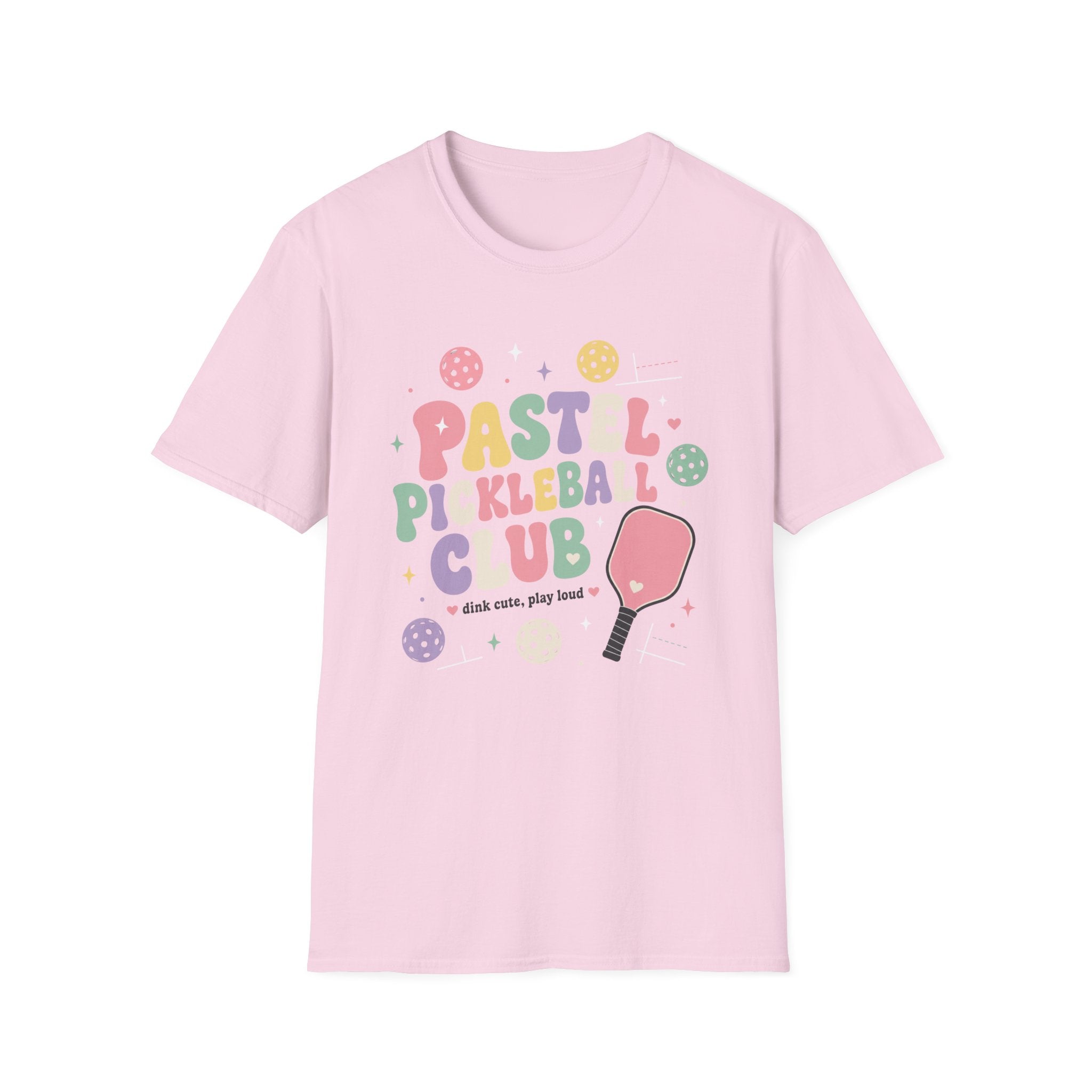 Pastel Pickleball Club T-Shirt